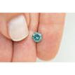 Loose Round Shape Fancy Blue Diamond 0.93 Carat SI2