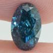 Oval Cוא Diamond Fancy Blue VS2 1.00 Carat