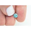 Blue Round Diamond 0.96 Carat VS2
