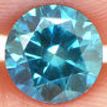 Round Diamond Loose Fancy Blue 0.93 Carat SI1
