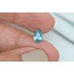 Blue Pear Shape Diamond 0.86 Carat VS2