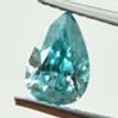 Blue Pear Shape Diamond 0.86 Carat VS2