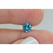 Round Shape Diamond Fancy Blue SI1 0.90 Carat Certified