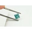 Loose Blue Princess Diamond SI3 0.85 Carat 5.06MM