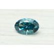 Fancy Blue Oval Diamond Loose 0.90 Carat VS2