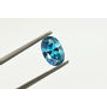 Oval Diamond Fancy Blue Color 0.90 Carat SI2 IGI Certified