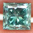 Loose Fancy Blue Princess Diamond 0.80 Carat SI3
