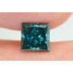 Princess Diamond Loose Fancy Blue 0.97 Carat VS1