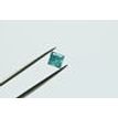Fancy Blue Princess Diamond 0.97 Carat I1 4.88X5.01 MM