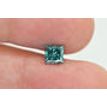 Loose Fancy Blue Princess Diamond 0.96 Carat SI2