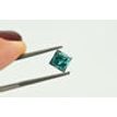 Loose Fancy Blue Princess Diamond 0.96 Carat SI2
