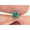 Loose Fancy Blue Princess Diamond 0.96 Carat SI2