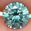 Blue Diamond Round 0.90 Carat SI1