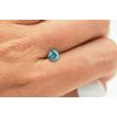 Loose Round Shape Fancy Blue Diamond 0.78 Carat 