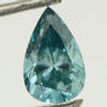 Pear Shape Diamond Fancy Blue Color 0.75 Carat VS2