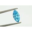 Blue Marquise Diamond 0.80 Carat SI1