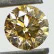 Loose Fancy Brown Round Diamond 0.44 Carat GIA Certified