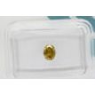 Oval Cut Diamond Fancy Yellowish Brown 0.36 Carat VS2 IGI Certificate