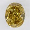 Oval Cut Diamond Fancy Yellowish Brown 0.36 Carat VS2 IGI Certificate