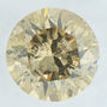 Fancy Brown Round Diamond 0.43 Carat I1 IGI Certificate