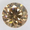 Round Diamond Natural Fancy Brown 0.46 Carat SI2 IGI Certificate