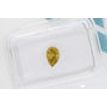 Pear Shape Diamond Natural Fancy Brown 0.38 Carat SI1 IGI Certificate
