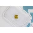 Cushion Cut Diamond Fancy Yellow Brown 0.30 Carat SI1 IGI Certificate