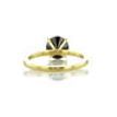 Black Diamond Engagement Ring IGI Certified 14K Solid Yellow Gold 1.60TCW