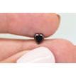 Heart Diamond Fancy Black Color 0.43 Carat