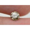 Loose Fancy Champagne Color Diamond 1/2 Carat VS2 Round Brilliant Shape Enhanced Natural 4.90 MM For Jewelry