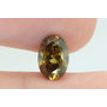 Oval Shaped Diamond Fancy Brown Color Loose 2.01 Carat SI1