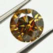 Round Diamond Fancy Brown Color 2.50 Carat VS2