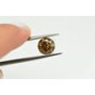 Round Diamond Fancy Brown Color 2.50 Carat VS2