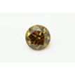 Round Diamond Fancy Brown Color 2.50 Carat VS2