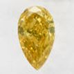 Pear Shape Diamond Fancy Brown 0.52 Carat I1 IGI Certificate