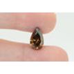 Pear Shape Diamond Fancy Brown Color 3.51 Carat SI1