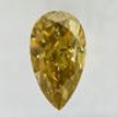 Pear Cut Diamond Natural Fancy Brown Color Loose 0.52 Carat VS1 IGI Certificate