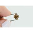 Asscher Cut Diamond Fancy Brown Color 2.62 Carat SI2
