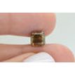 Asscher Cut Diamond Fancy Brown Color 2.62 Carat SI2