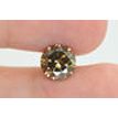 2.44 Carat Round Cut Diamond Fancy Brown Color VS1 