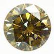 2.44 Carat Round Cut Diamond Fancy Brown Color VS1 
