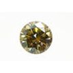 2.44 Carat Round Cut Diamond Fancy Brown Color VS1 