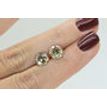 Round Cut Diamond Pair Fancy Champagne Color SI1 4.21 TCW