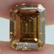 Emerald Cut Diamond Fancy Brown 3 Carat SI1