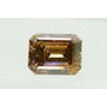 Emerald Cut Diamond Fancy Brown 3 Carat SI1