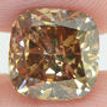 3.51 Carat Cushion Diamond Fancy Brown Color VS2