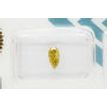 Pear Shape Diamond Natural Fancy Yellow Brown 0.53 Carat SI2 IGI Certificate