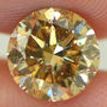 Round Diamond Fancy Champagne Color 2.04 Carat SI1 SGL Certificate