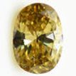 Oval Cut Diamond Fancy Brown Color 2.21 Carat SI1