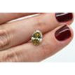 Oval Cut Diamond Fancy Brown Color 2.21 Carat SI1